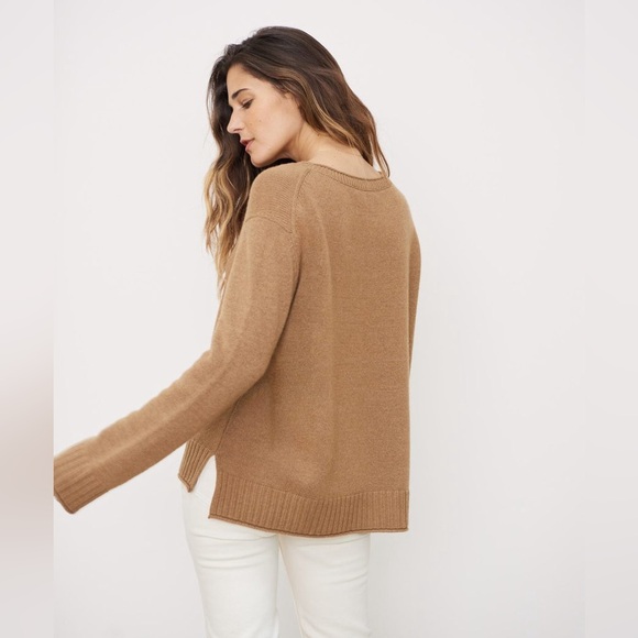 Jenni Kayne Everyday Sweater in Dark Carmel - Picture 8 of 16